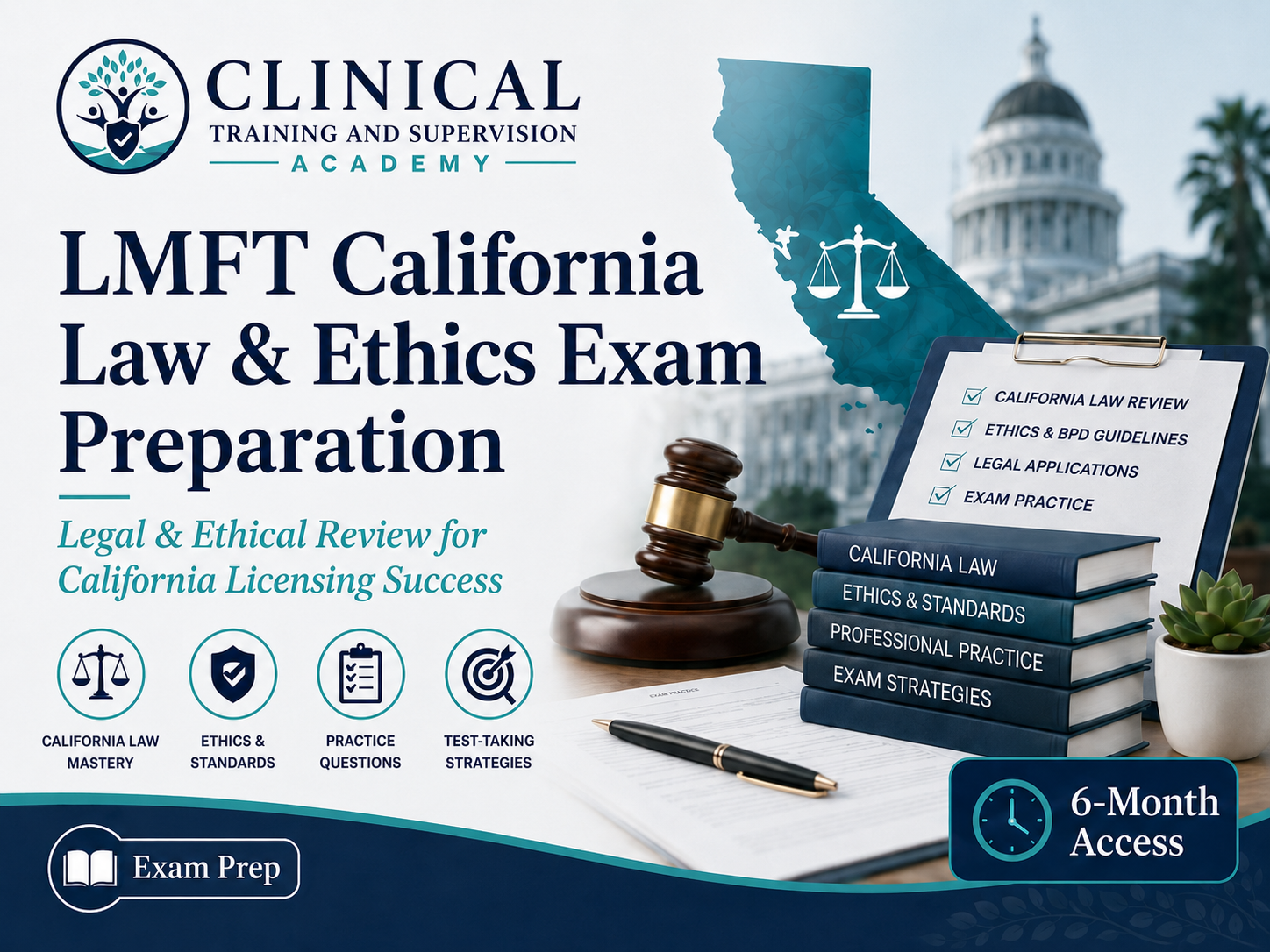 CTA LMFT California Law & Ethics Exam Preparation Program